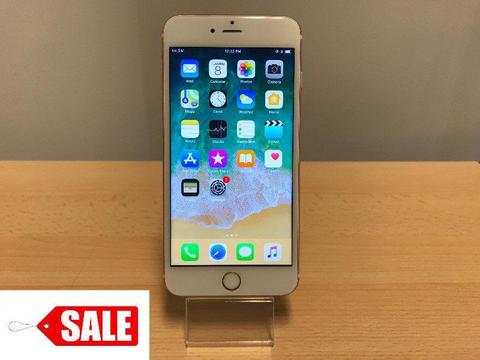 SALE Apple iPhone 6S+ PLUS in Rose GOLD 16GB Unlocked with Case & Glass