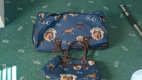 Travel case and bag for horse lover