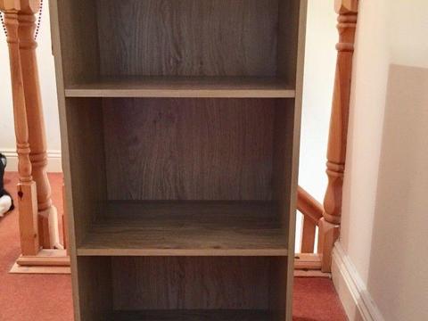 Open cabinet with 3 shelves