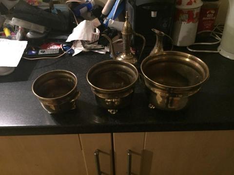 Brass pots for sale