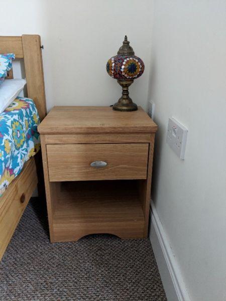 2 X Bed side drawers