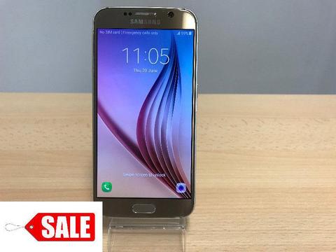 SALE Samsung Galaxy S6 32GB in GOLD Unlocked SIM Free Great Condition + CASE