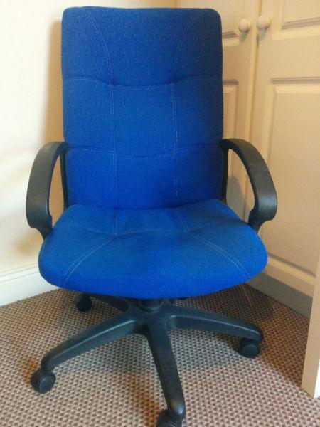 Desk chair, Blue