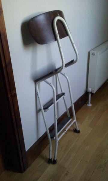 Vintage Chair Step Stool / Step ladder