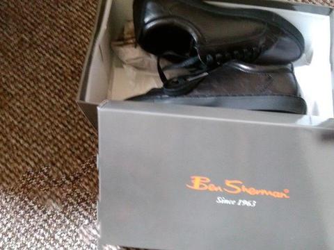 Ben Sherman black lace shoes for sale