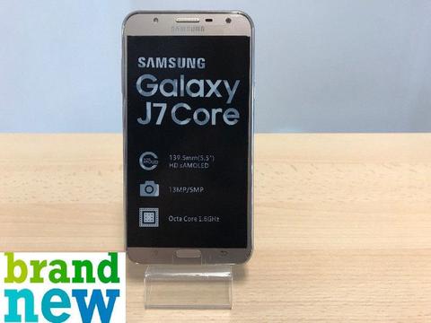 SALE Brand NEW Samsung Galaxy J7 Core in GOLD Unlocked To Any Network DUAL SIM
