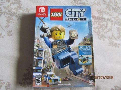 Lego City Undercover (Nintendo Switch Game) with Exclusive Prison Island Helicopter Mini-Build