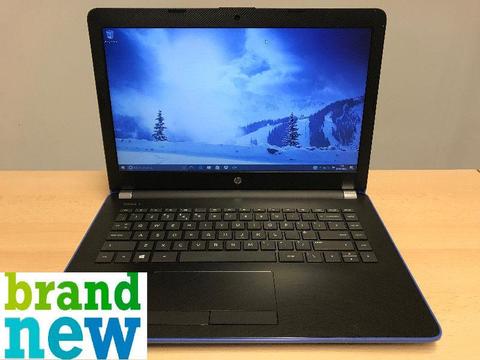 NEW HP 14 inch Laptop 8GB 1TB RAQdeon Graphics DVD Windows 10 + Internet Security for 1 Year