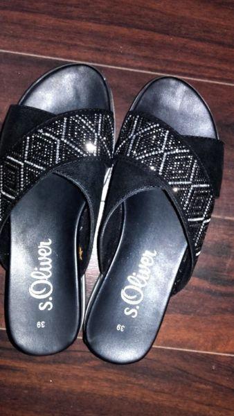 s.Oliver platform sandals (worn ones)