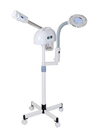 Facial Ozone Steamer with LED Magnifying Lamp