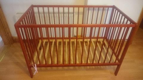 Baby cot - 4 different heights