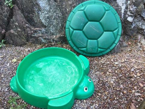 Little Tikes Turtle Sandbox + toys
