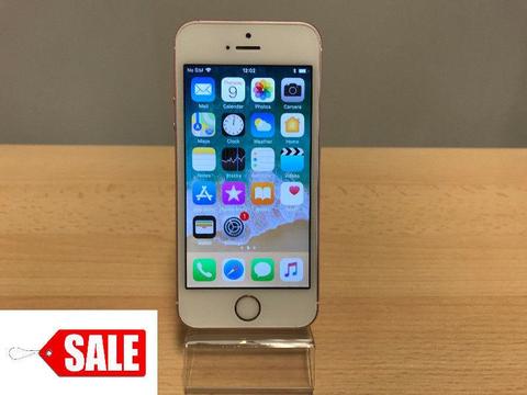 SALE Apple iPhone SE 64GB in Rose Gold Unlocked with BOX Case