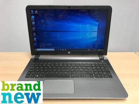 HP Pavilion Laptop 15.6 inch in Silver Quad Core 12GB RAM 500GB DVD Bang & Olufsen Speakers Win10