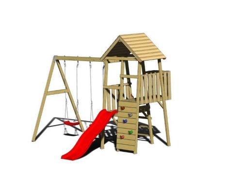 Junior Adventure Tower with Double Swing