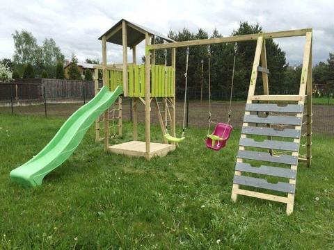 Classic Tower with swing, slide and climbing frame