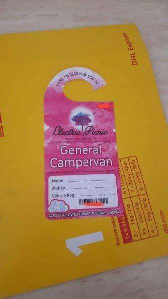 Electric Picnic Campervan Ticket