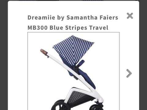 Brand new 3in1 travel system designed by Samantha fairs
