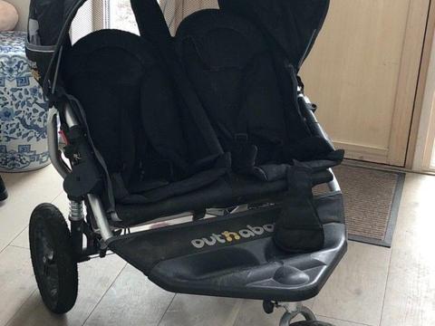 Out and about double buggy