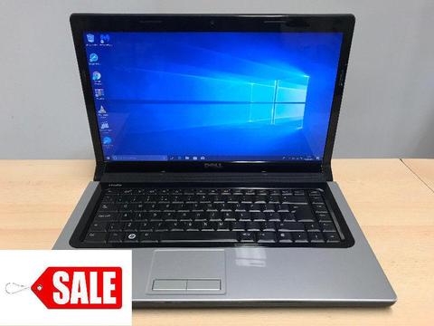 SALE Dell Studio 15.6 Laptop Intel C2D 2.1GHz 4GB 500GB CD/DVD Windows 10