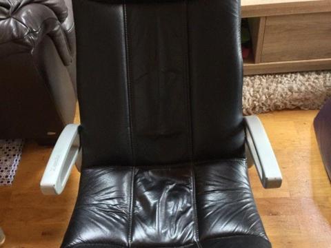 Rocker Gaming Chair Black Leather €25