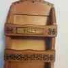 Vintage Wood 3 Slot Mail Sorter 