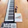 portable piano/keyboard, roll out. 