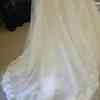 wedding dress and veil 