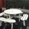 Garden table with seat's  