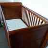 Mama's and papas baby cot bed and changer 