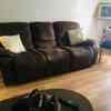 3-2-1 brushed leather recliner suite 