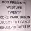 Westlife Ticket, FRIDAY NIGHT!!!  