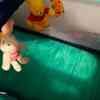 Hauck Winnie the Pooh Travel Cot, used once, could use for sleeping or for playing safely 