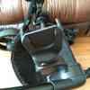 Black& white leather travel system, maxi cosi seat , great condition. Everything you need for baby 