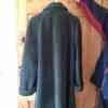 VINTAGE 1940-60's GREEN RODEX OF LONDON WOMAN'S WOOL OVERCOAT SIZE 12-18 