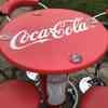 Coca-Cola table & stools  