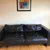 3,2,1 leather suite with foot stool,nearly new 
