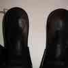 Ladies Sachelle Black Patent Leather Sling Backs Size 38 (UK5) 