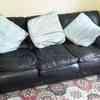 Three Seater Leather Sofa for free (for collection only) 