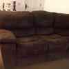 Large corner sofa with recliners at both ends 