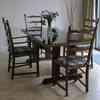 Solid Oak Table & Chairs 