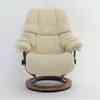 Stressless Reno leather recliner chair with footstool (small size) - Excellent condition 