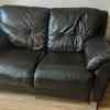 Sofa - leather, 2 seats, great condition 