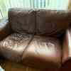 2 and 3 seater leather sofas 