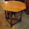 Victorian oak occasional table 
