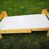 Extendable bed with mattress for sale in very good condition 