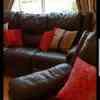 Leather sofa and recliners  