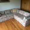 L SHAPED SOFA AND ARM CHAIR 