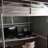Double bunk bed with desk 